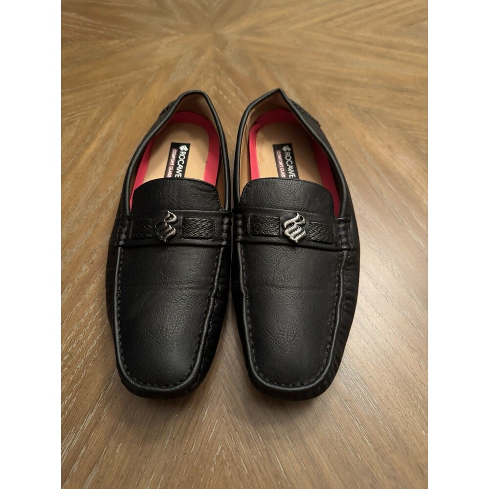 Rocawear Comfort Classics Ludlow Men's Black Loafers Size 10